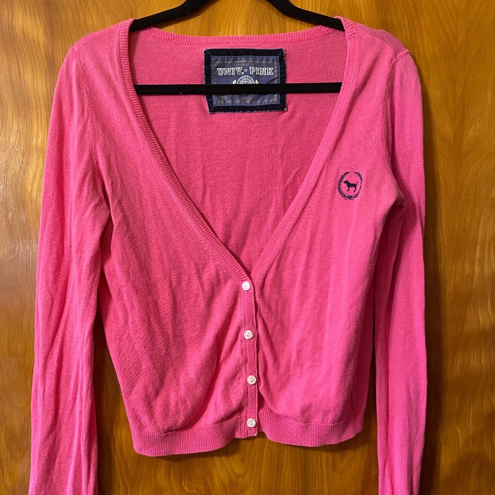 Victoria Secret PINK Cardigan Y2K, Size M